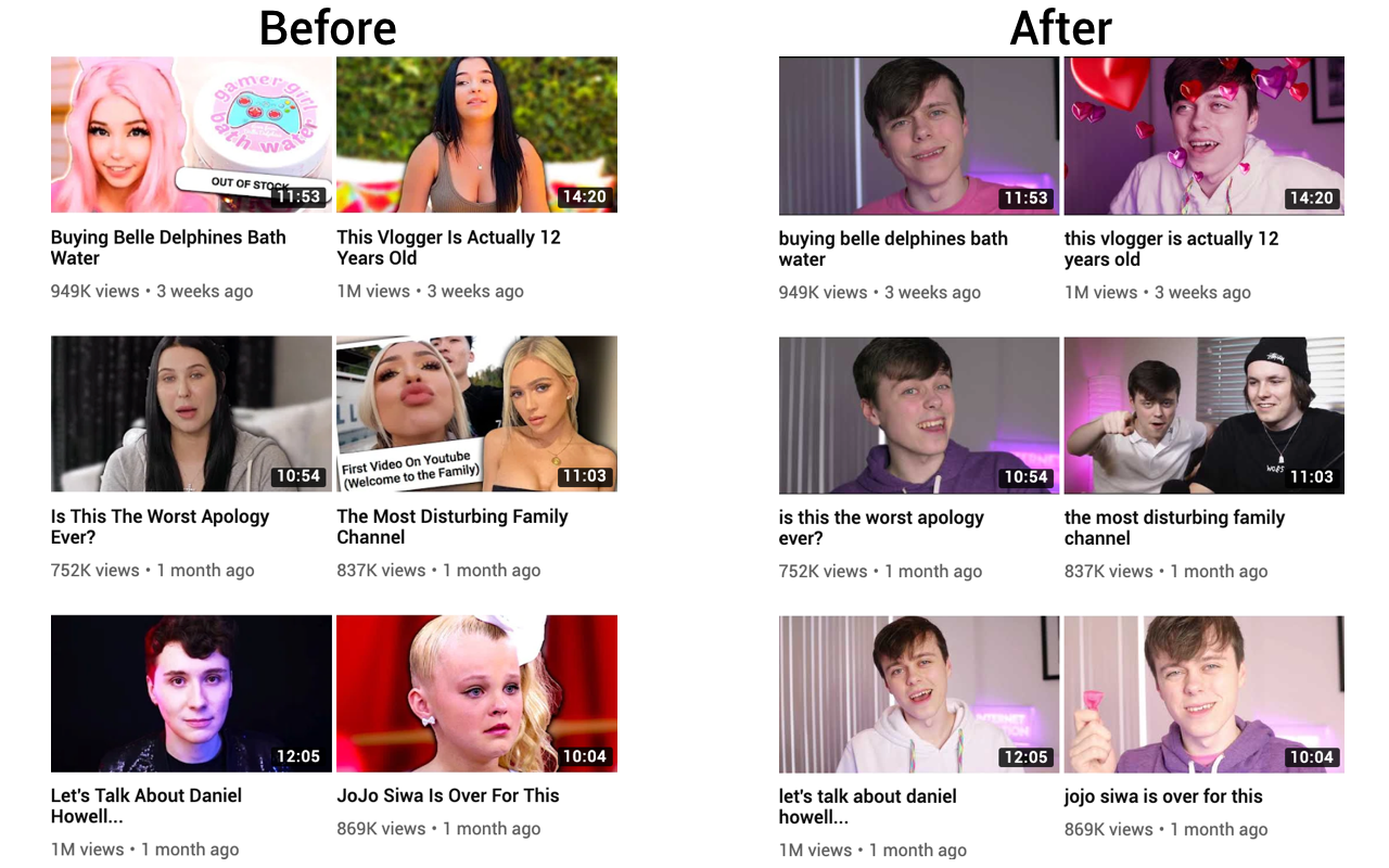 Clickbait Remover for Youtube截图1