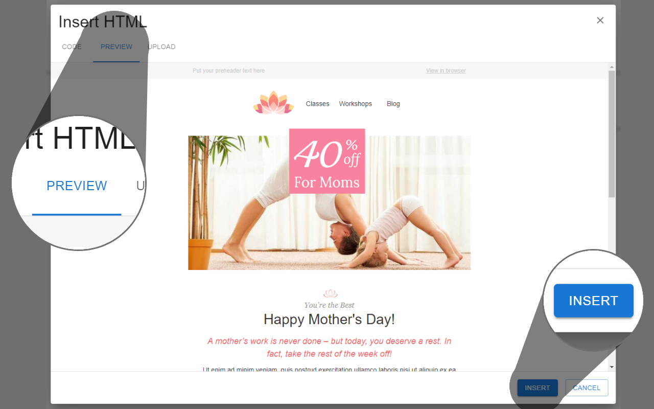 HTMaiL: Insert HTML into Gmail, Outlook and Yahoo Mail截图5