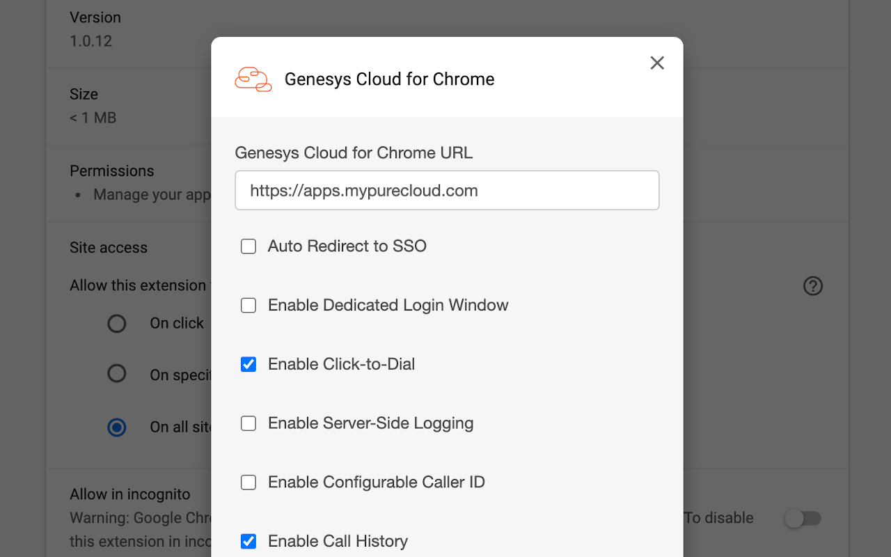 Genesys Cloud for Chrome截图3