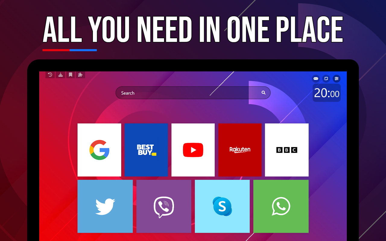 Metro Speed Dial - Modern New Tab page截图3