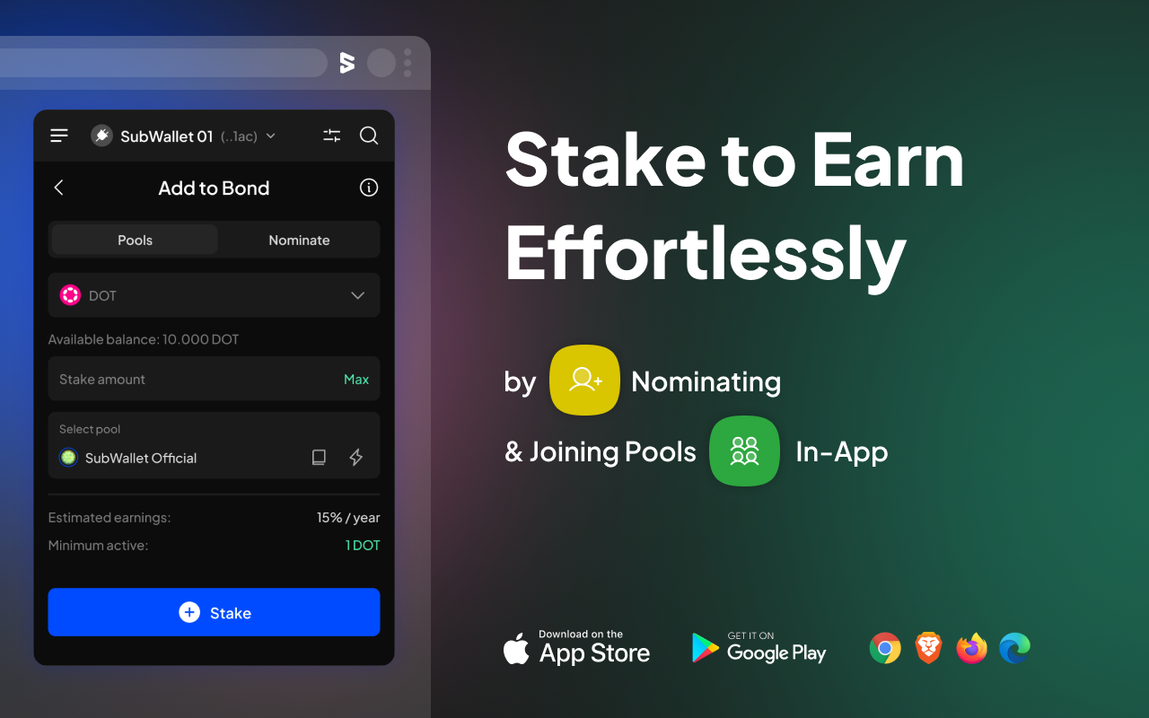 SubWallet - Polkadot Wallet截图1
