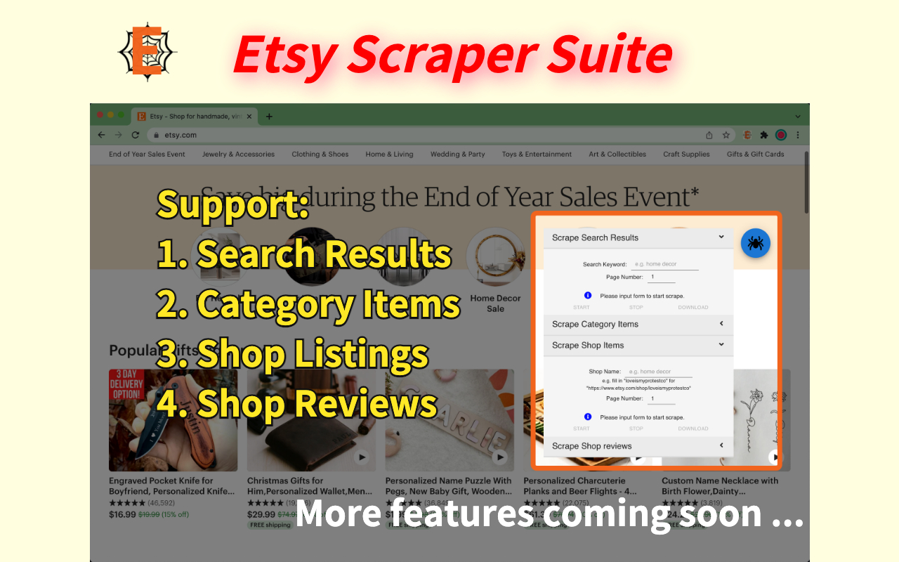 Etsy Scraper Suite截图1