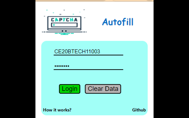 Autofill AIMS captcha截图1