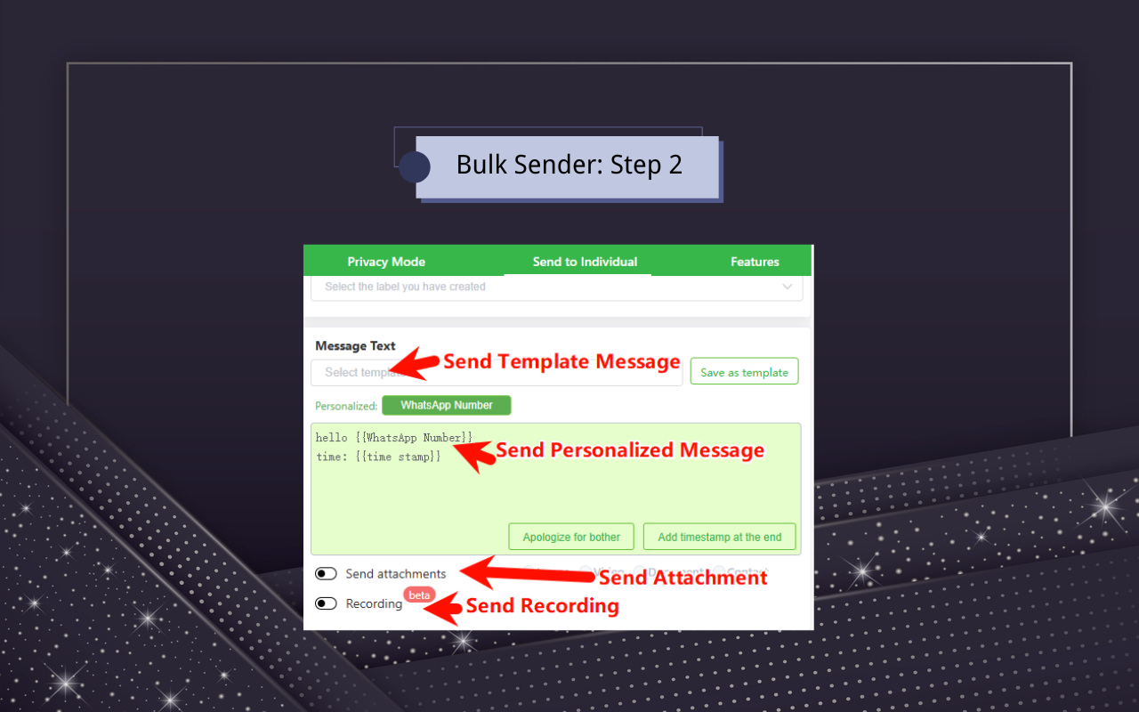 WhatsApp 群发助手截图4