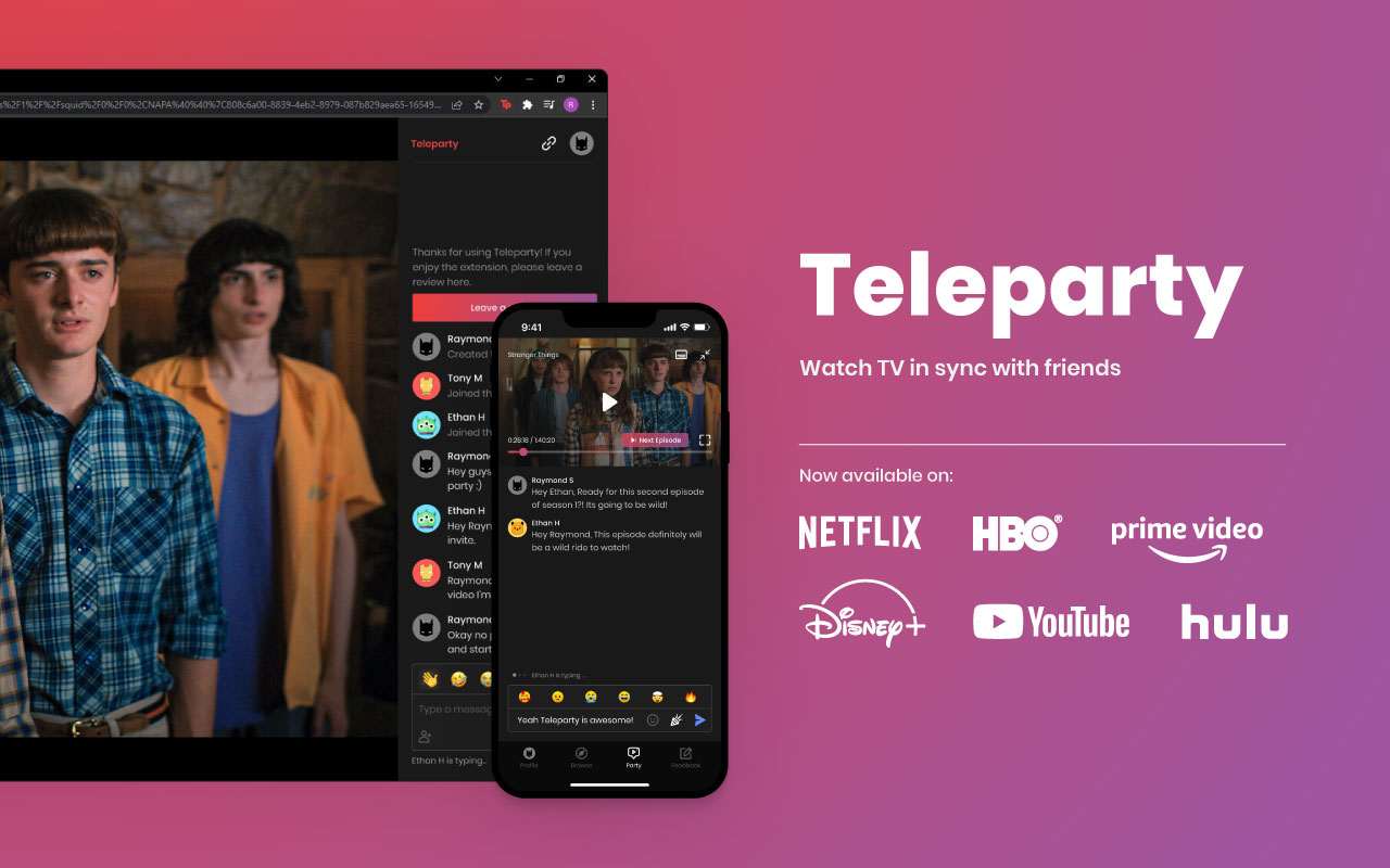 Netflix Party is now Teleparty截图3