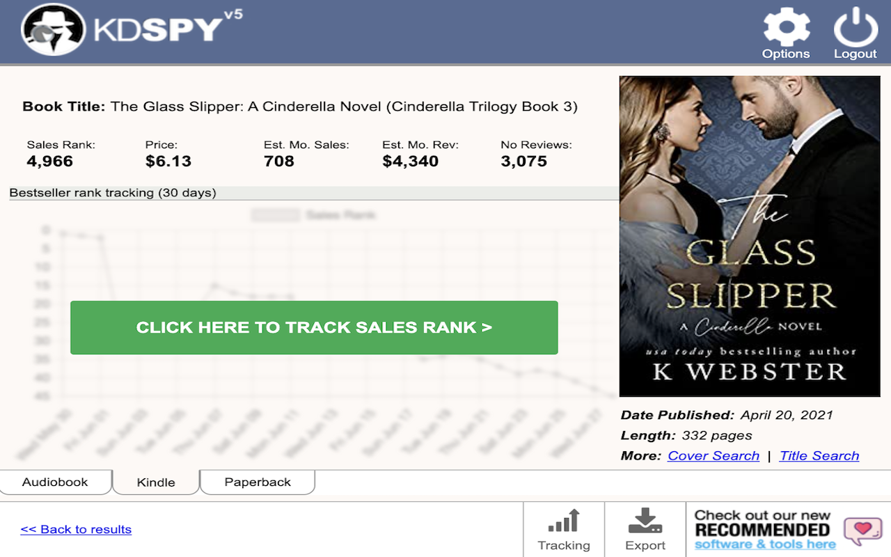 KDSPY – Keyword Research for Authors截图5
