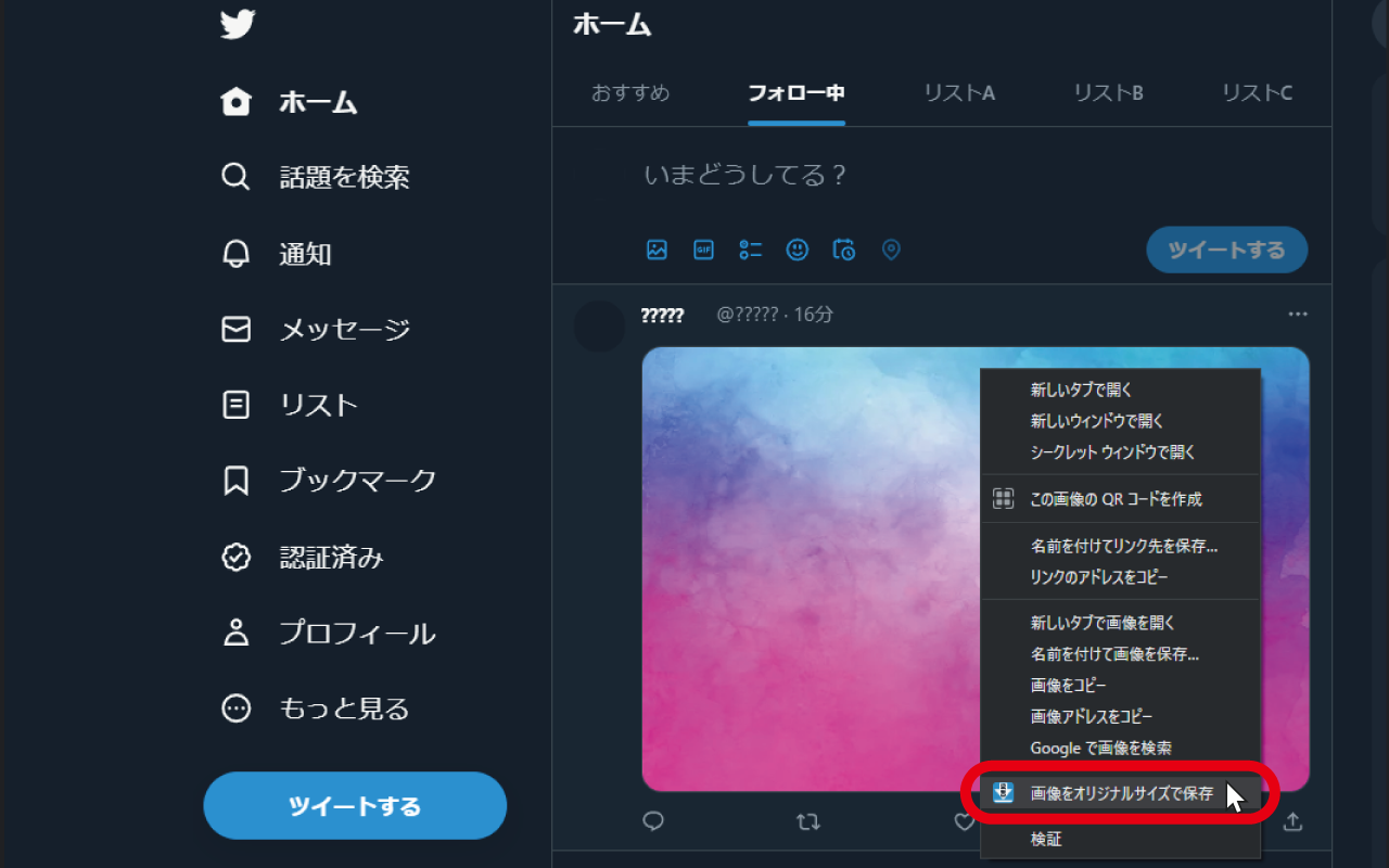 Twitter, Download Original Image截图2
