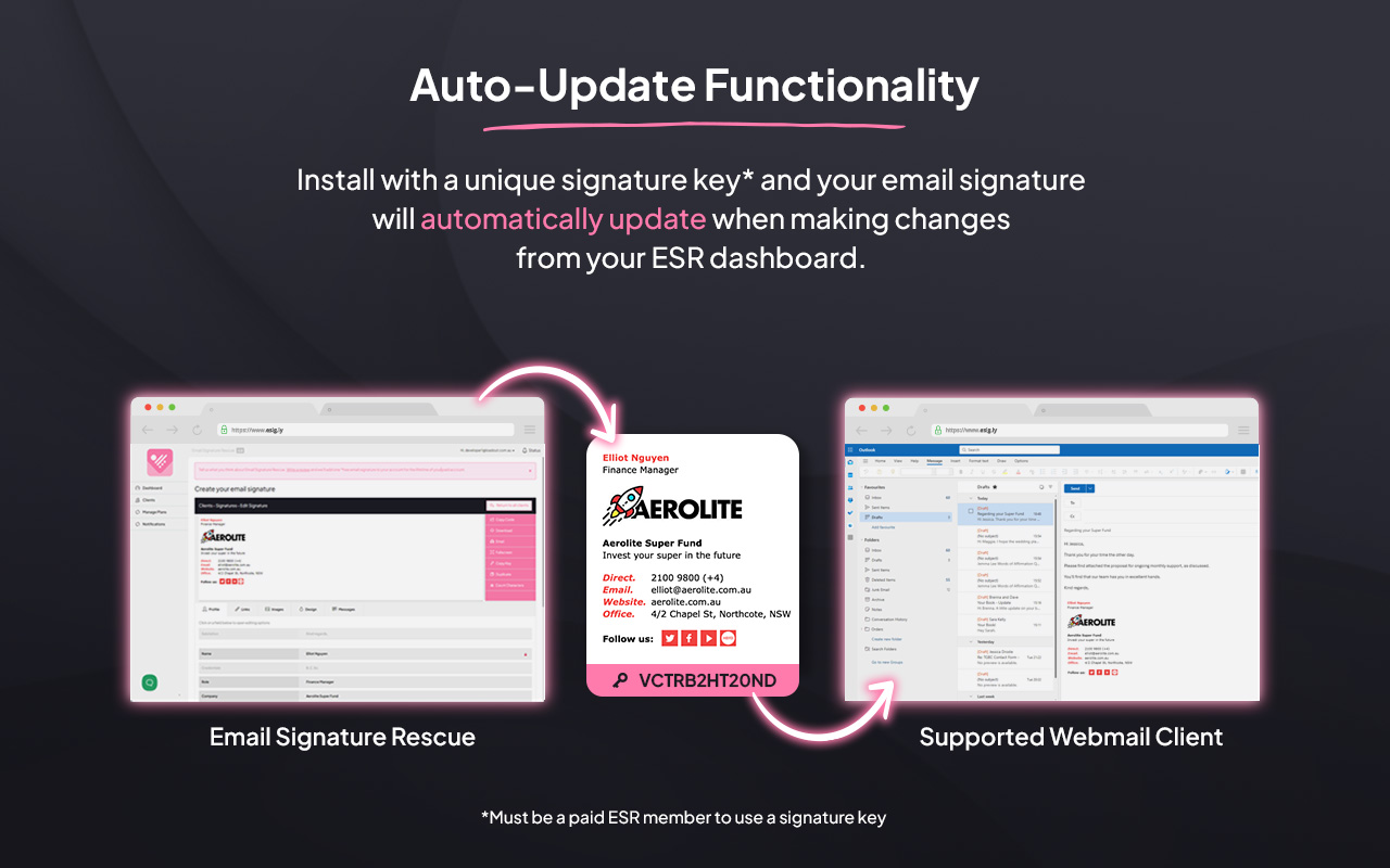 Email Signature Rescue - Browser Extension截图2