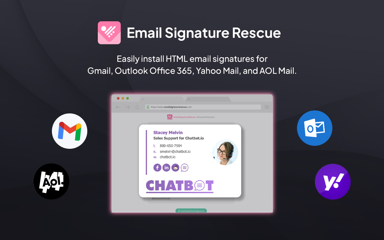 Email Signature Rescue - Browser Extension截图3