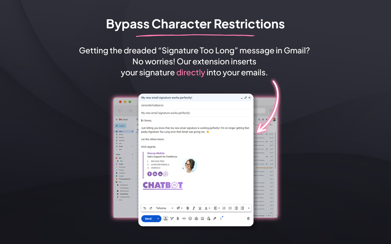 Email Signature Rescue - Browser Extension截图4