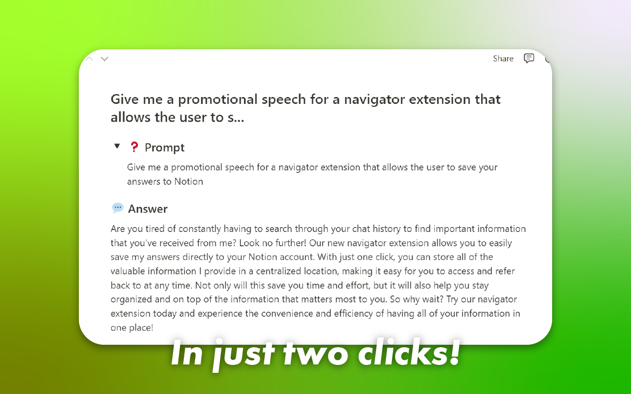 Chat to Notion截图4