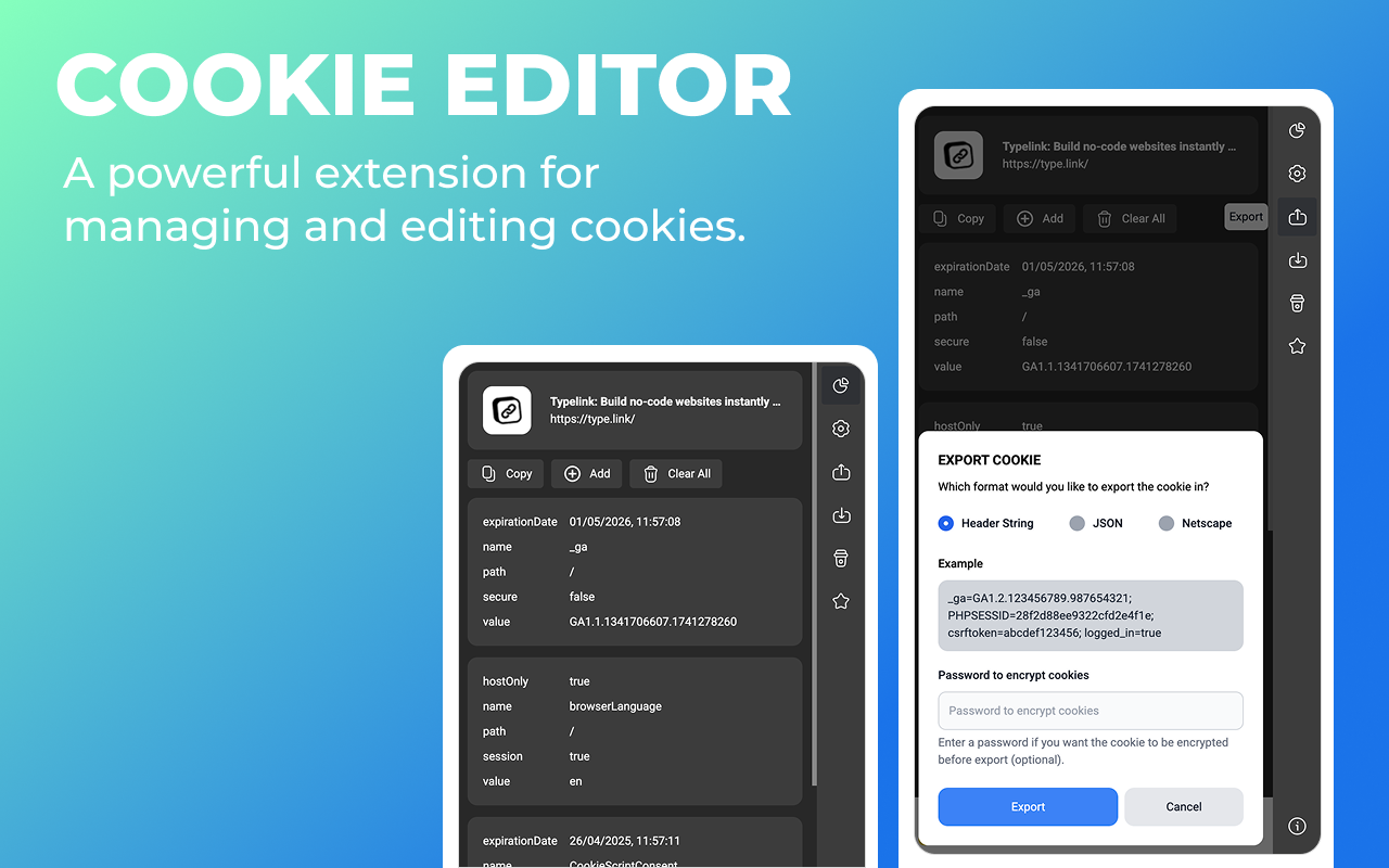 Cookie Editor截图1