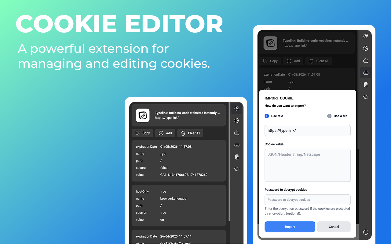Cookie Editor截图2