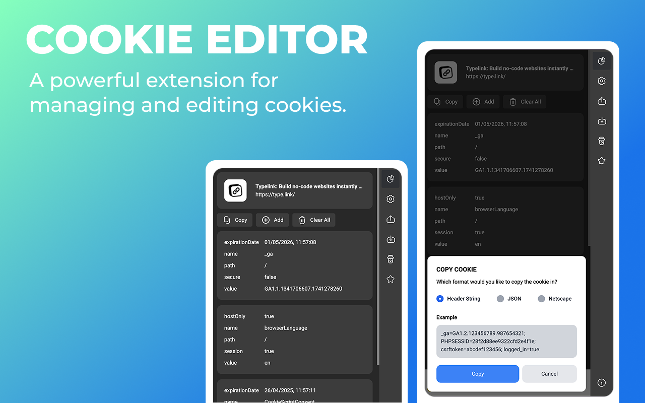 Cookie Editor截图3