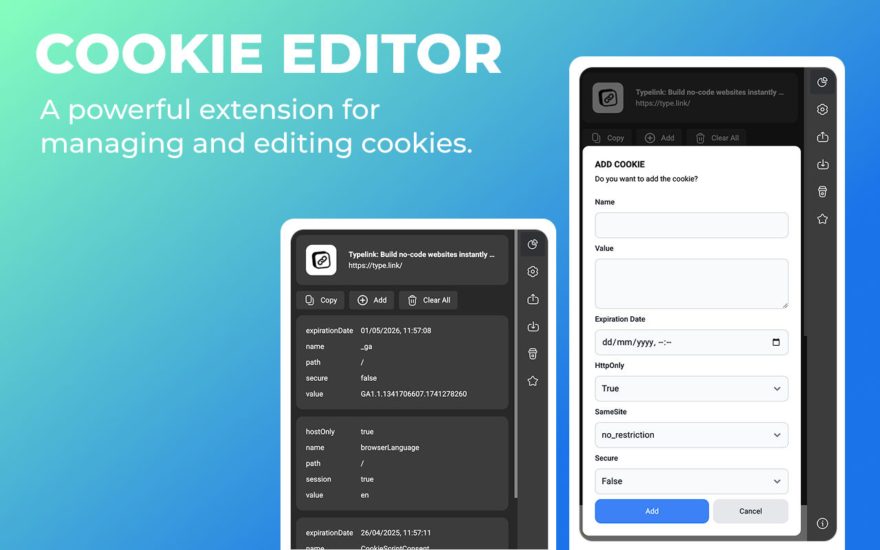 Cookie Editor截图4