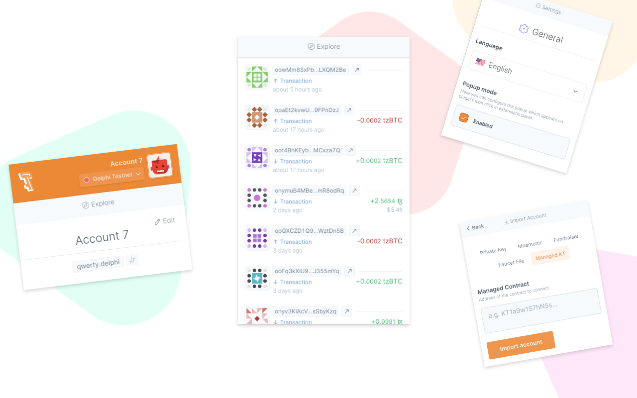 Temple - Tezos Wallet截图1