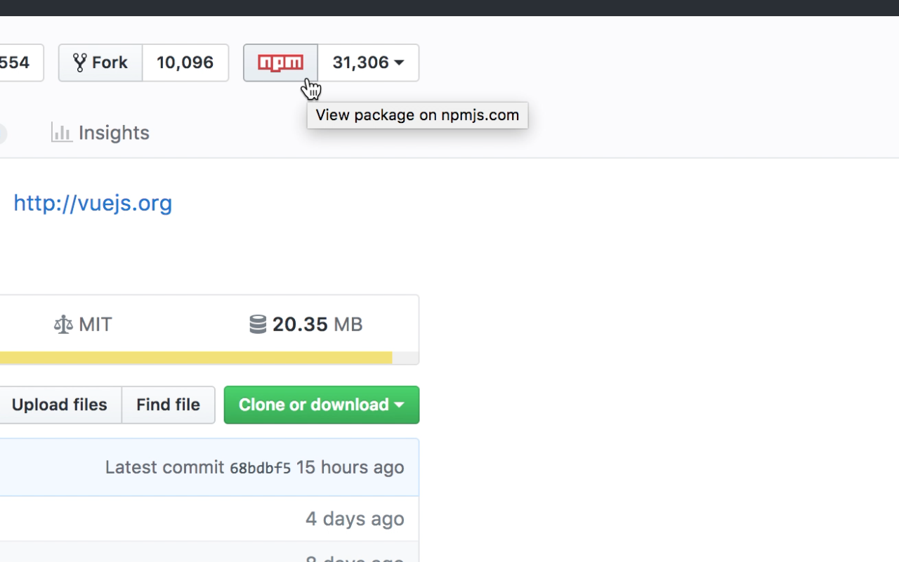 NPM Stats for GitHub截图1