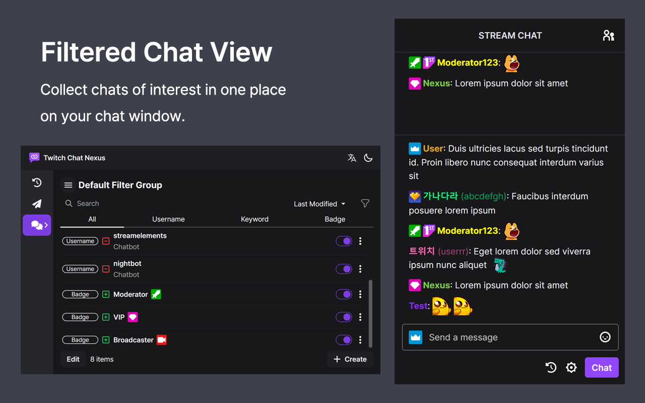 Twitch Chat Nexus截图4