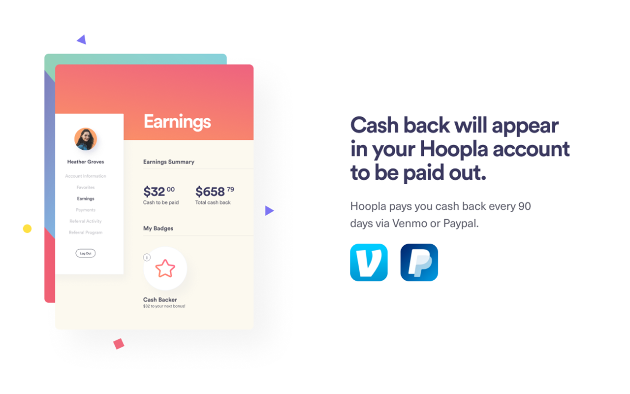 Hoopla: Coupon Codes, Deals and Cash Back截图1