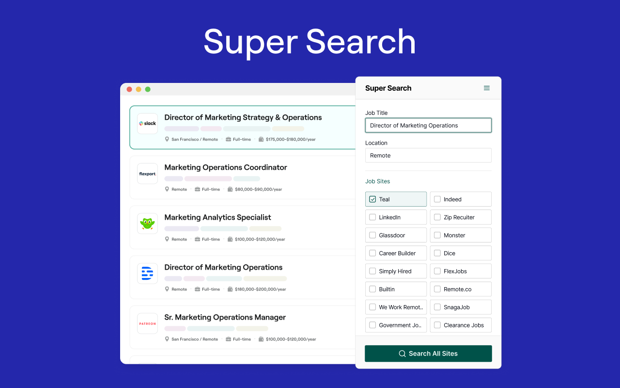 Teal - Job Search Companion截图4