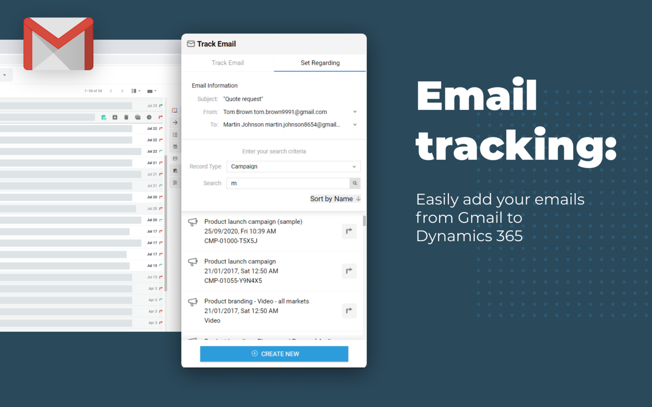 Dynamics 365 Integration for Gmail截图2
