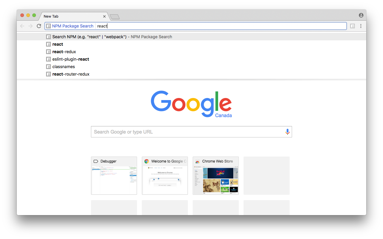 NPM Package Search截图1