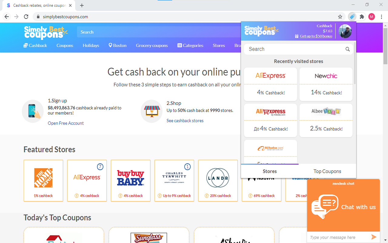 Simply Best Coupons - Cashback and Coupons截图1