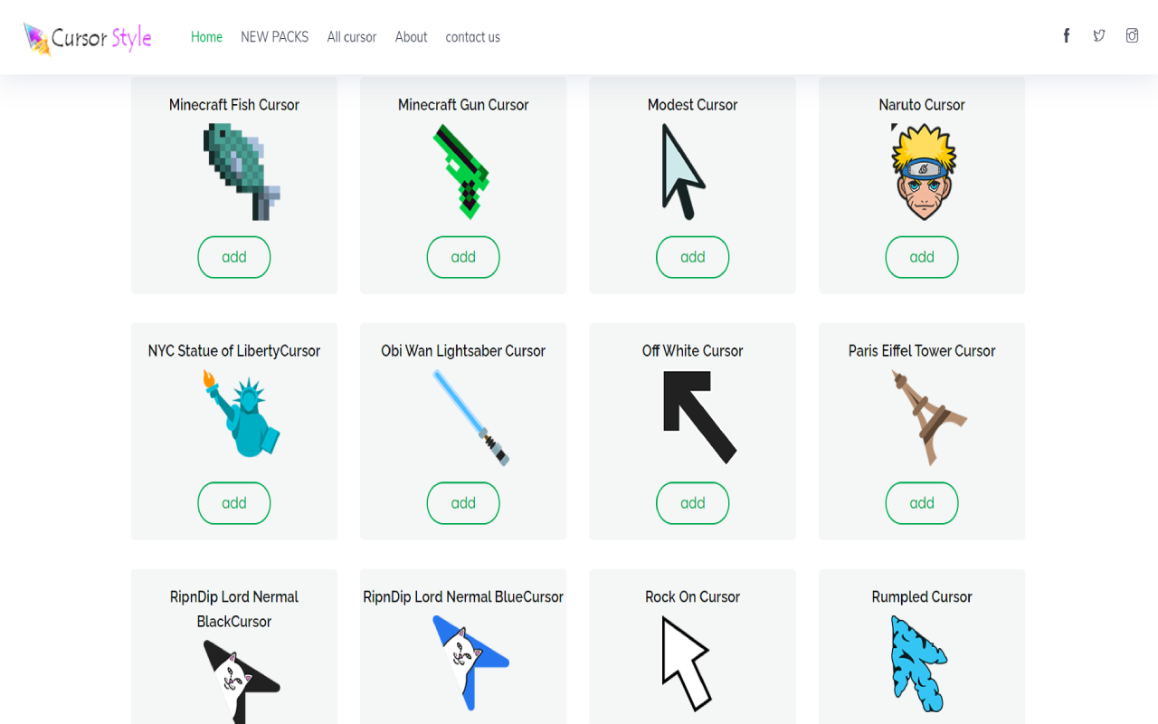 Cursor Stickers截图1