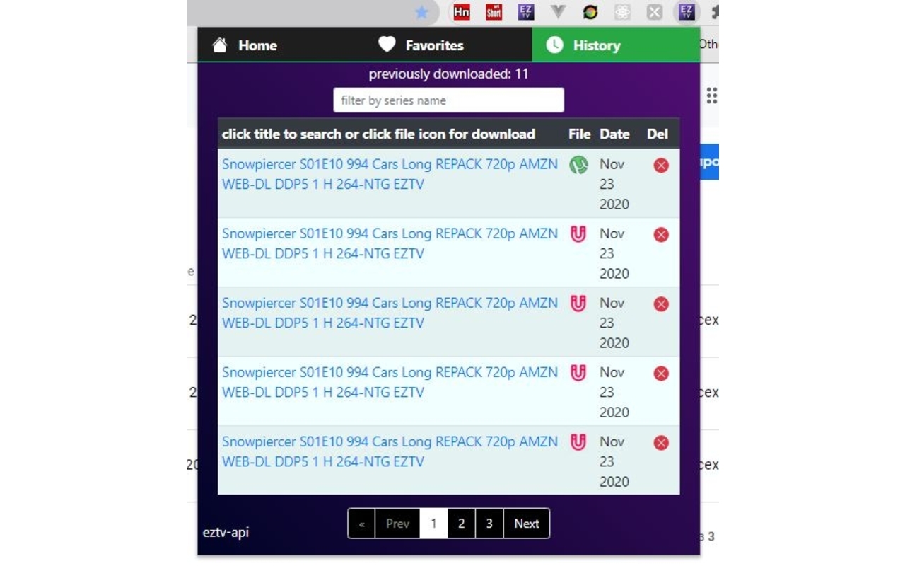 eztv - tv series & shows截图2
