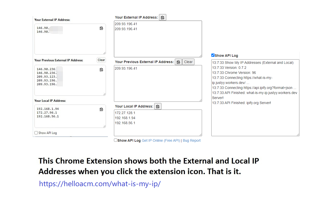 Show My IP Addresses (External and Local)截图1