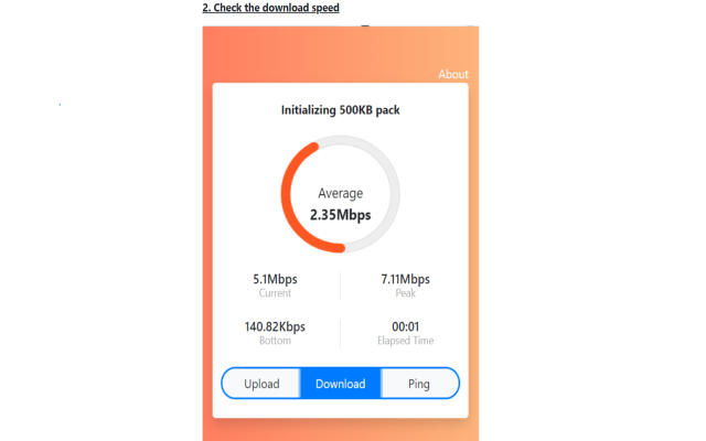 免费速度检查截图1