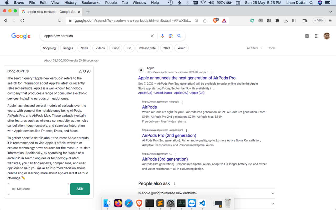 ChatGPT for Google 免费截图1