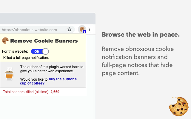 Remove Cookie Banners截图2