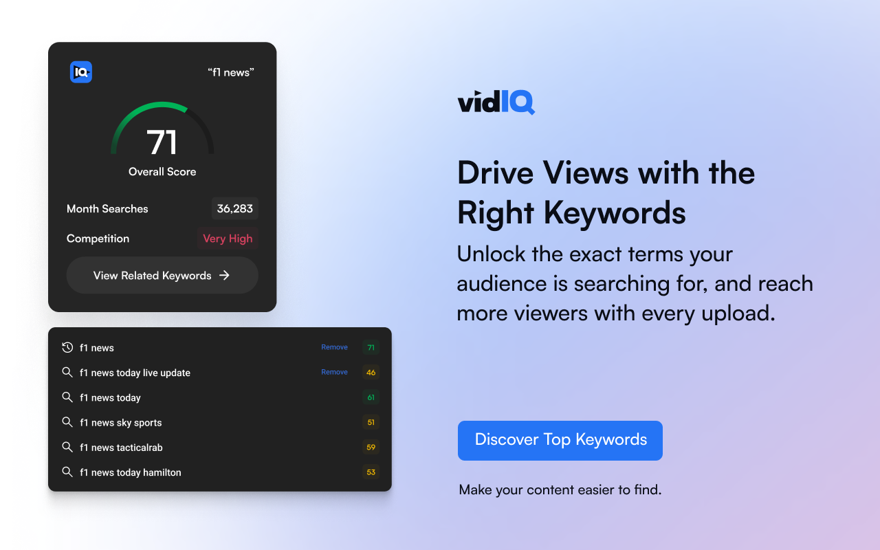 vidIQ Vision for YouTube截图1