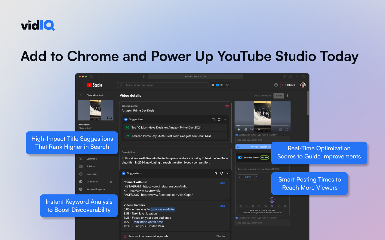 vidIQ Vision for YouTube截图3