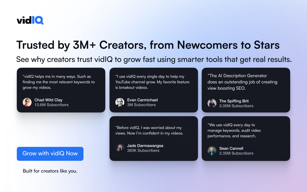 vidIQ Vision for YouTube截图4