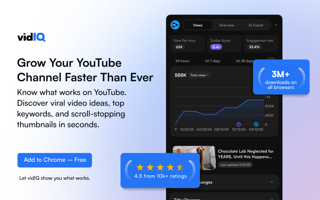 vidIQ Vision for YouTube截图5