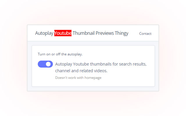 Autoplay Youtube Thumbnail Previews Thingy截图2