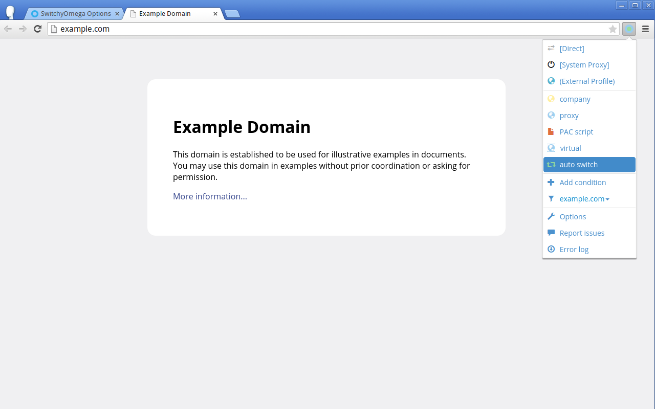 Proxy SwitchyOmega截图2