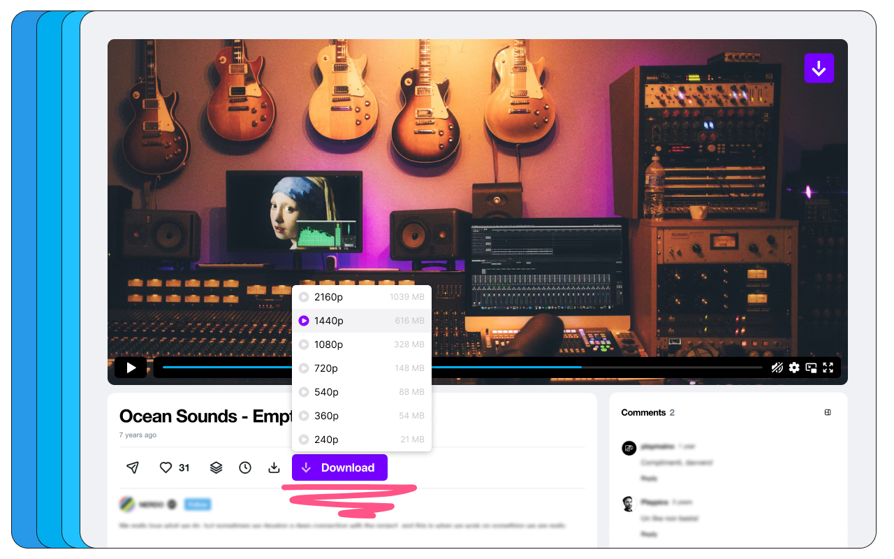 Vimeo Downloader for Chrome – PoVim Video Saver Tool截图2