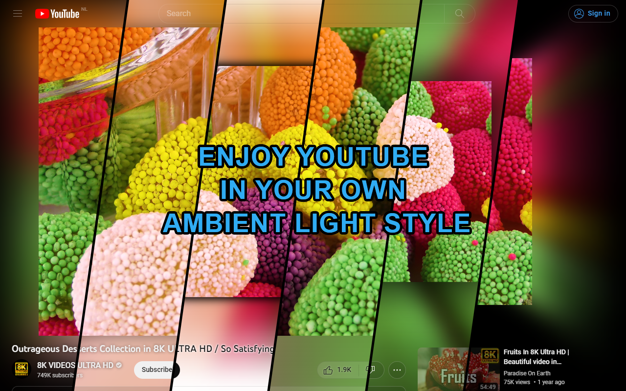 Ambient light for YouTube™截图3