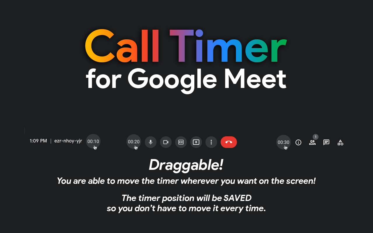 Call Timer for Meet截图1