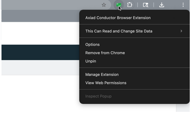 Axiad Conductor Browser Extension截图1