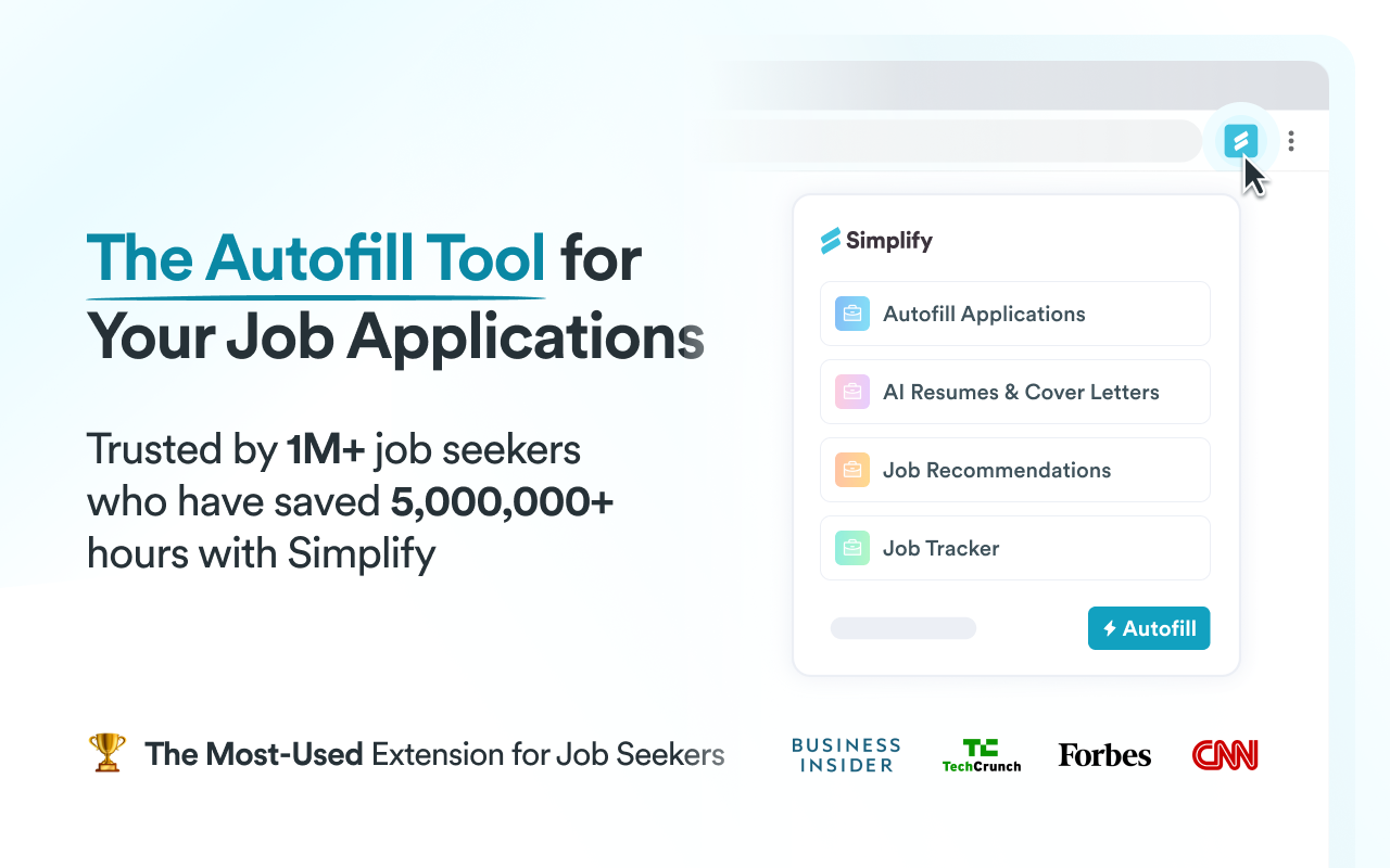 Simplify Copilot - Autofill job applications, job tracker & AI resumes截图3