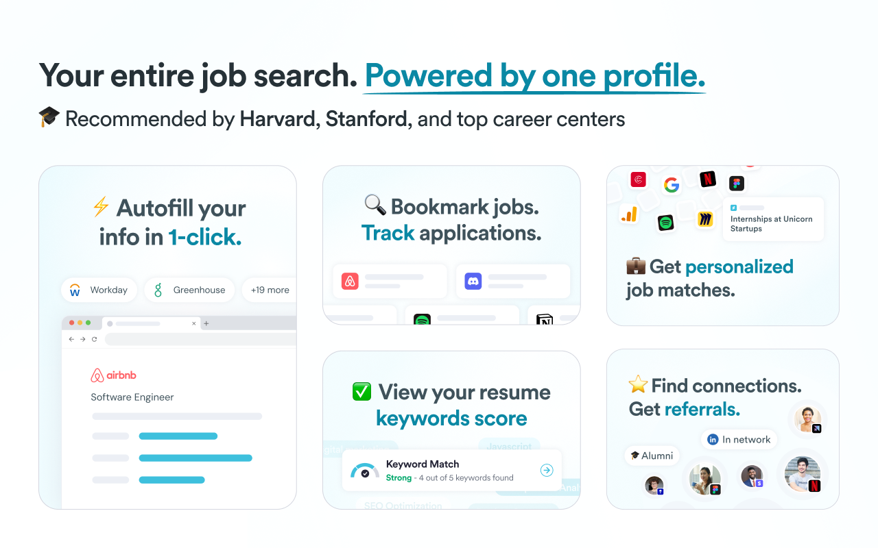 Simplify Copilot - Autofill job applications, job tracker & AI resumes截图4