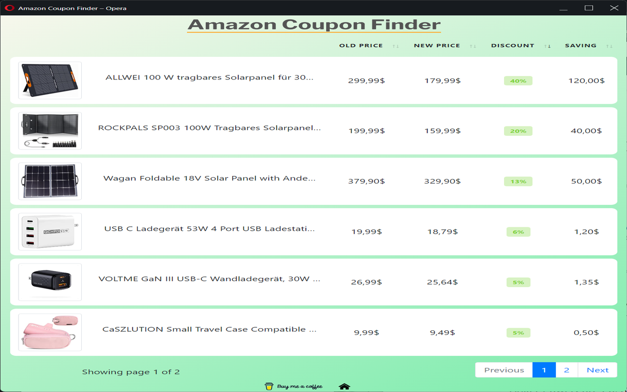 Amazon Coupon finder截图1