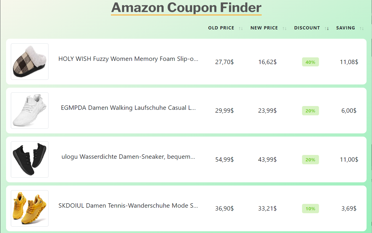 Amazon Coupon finder截图2