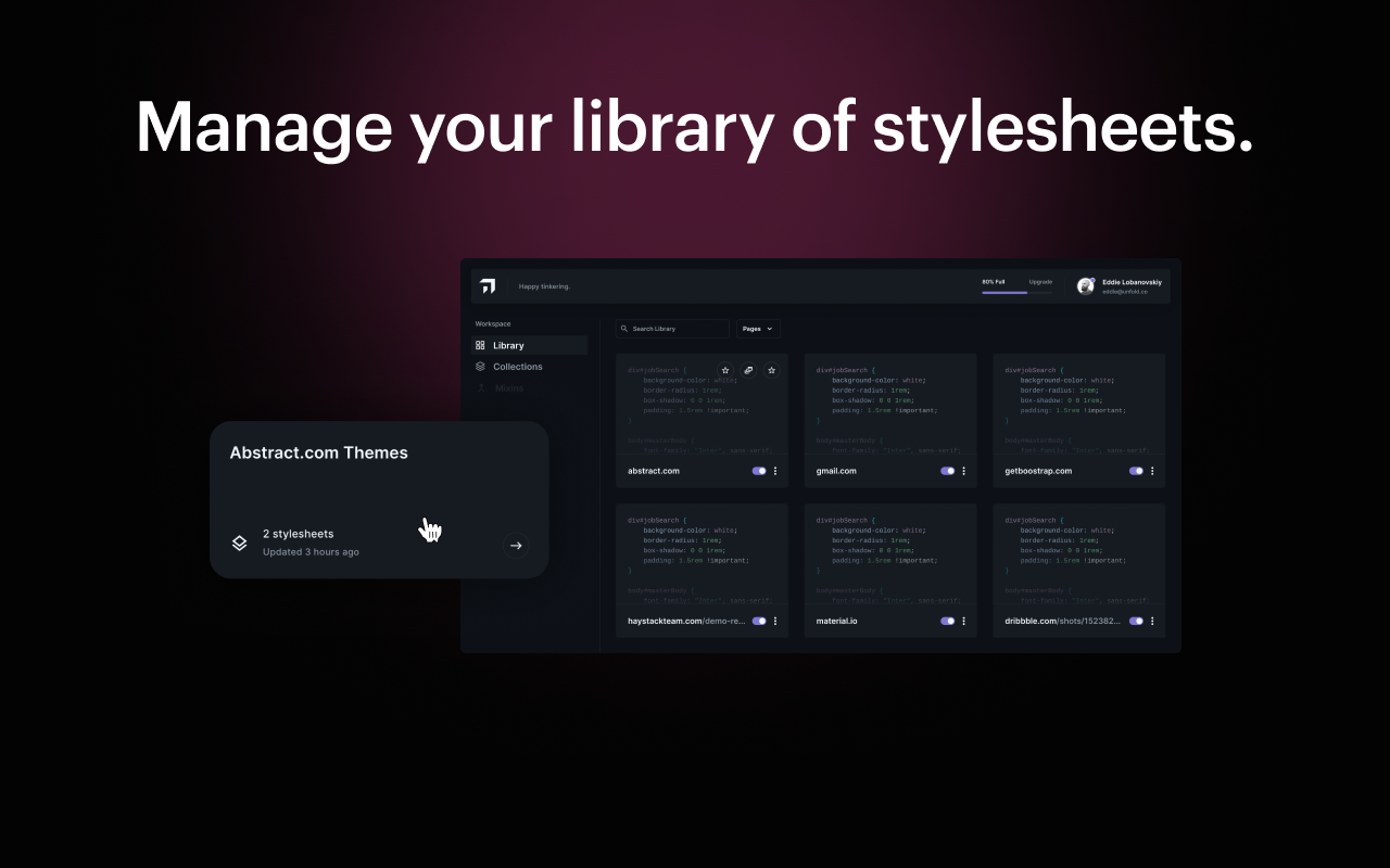 Amino: Live CSS Editor截图1