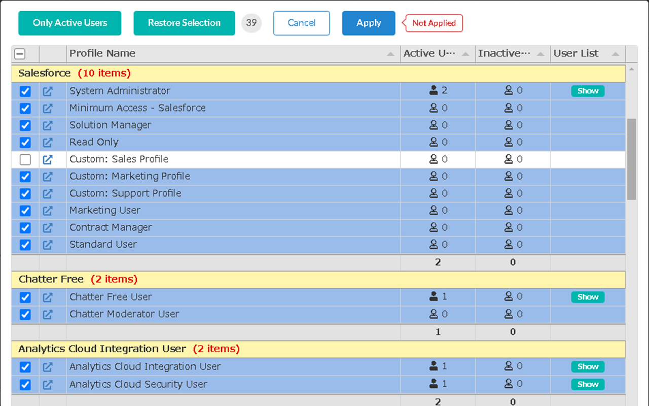 Salesforce Profile Reader截图1
