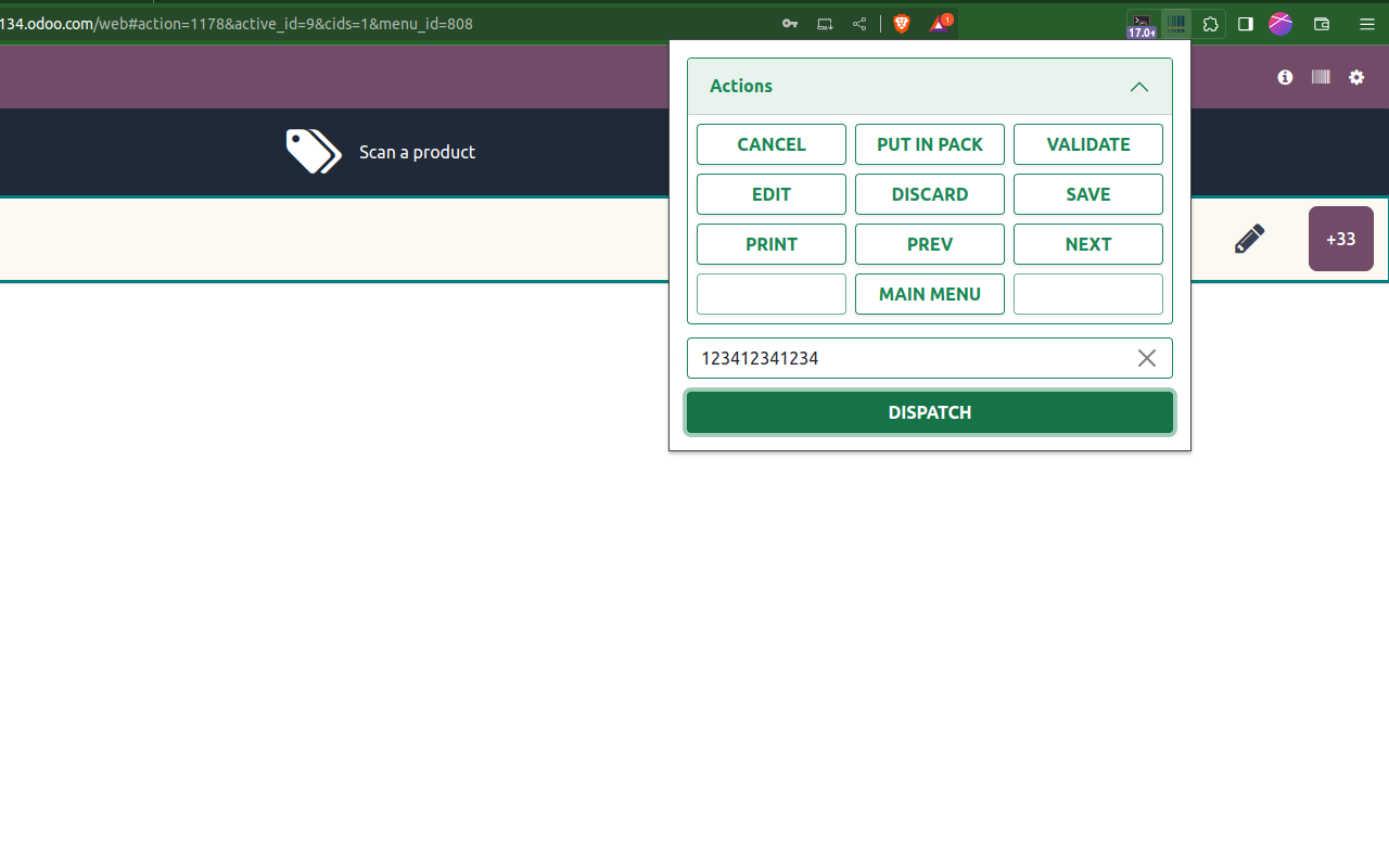Odoo Barcode Scanner截图2